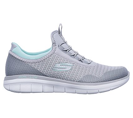 skechers synergy 2.0 mujer gris