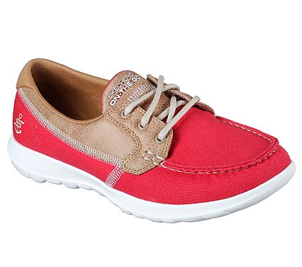 skechers boots mujer rojas