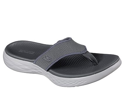 skechers sandals hombre gris