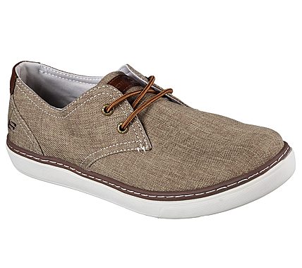 skechers relaxed fit hombre marron