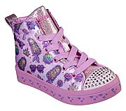 skechers kids' twi-lites-princess party sneaker