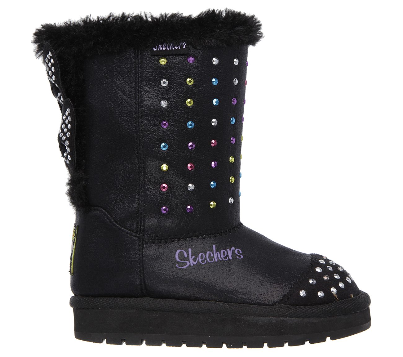 Twinkle Toes: Lightup Rainbow — BLACK