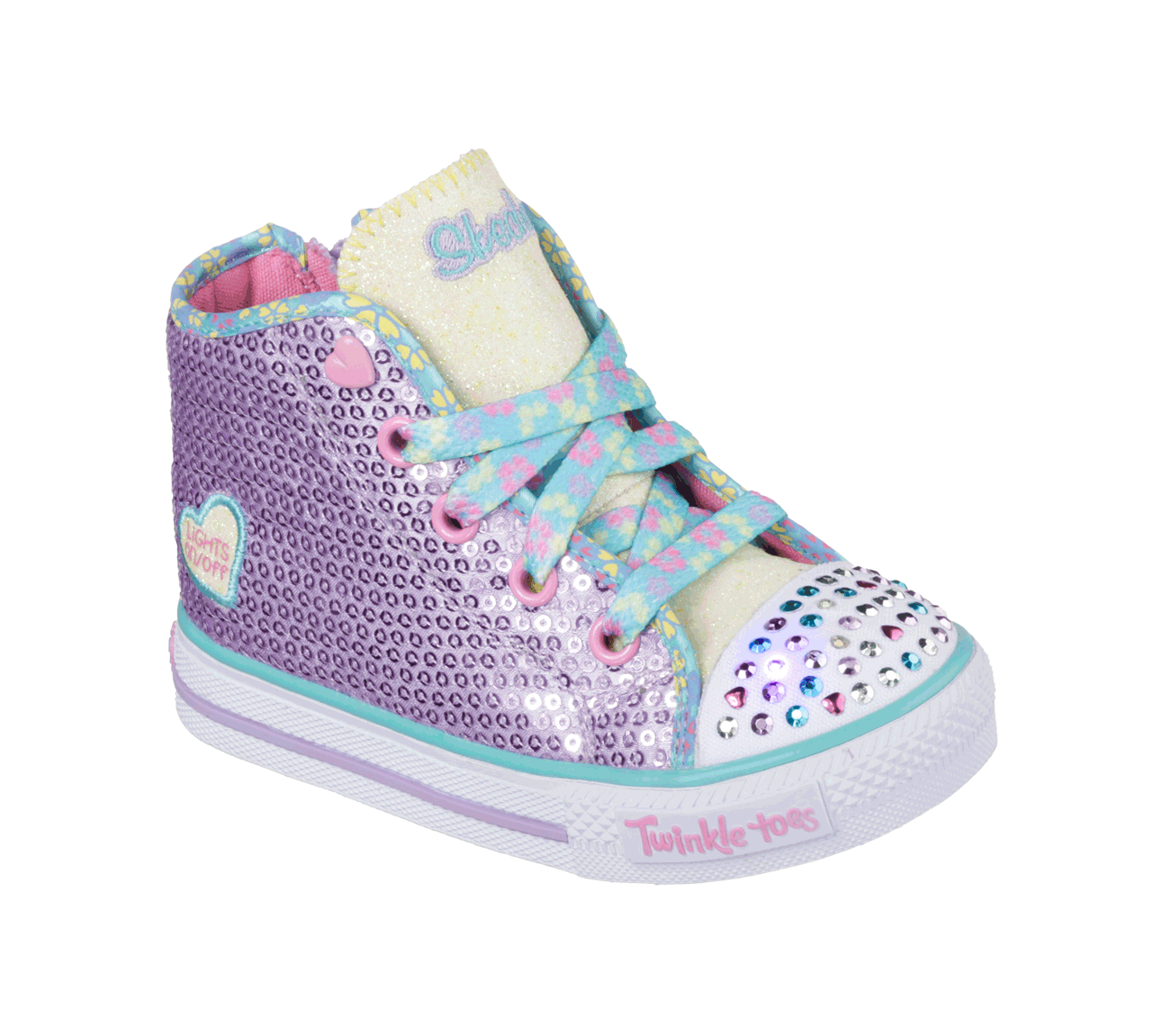 Buy SKECHERS Twinkle Toes: Shuffles - Sweet Wishes S-Lights Shoes only ...
