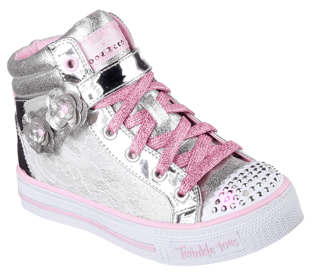 Buy SKECHERS Twinkle Toes Shuffles Doily Dance SLights Shoes only