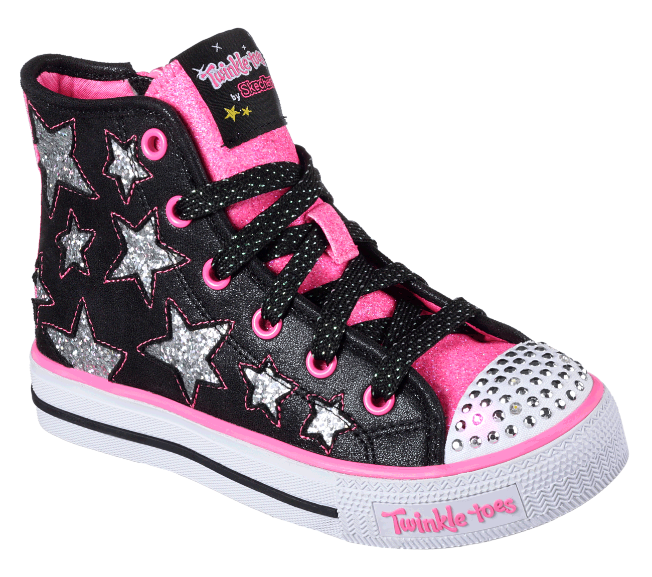 Buy SKECHERS Twinkle Toes: Shuffles - Rockin Stars S-Lights Shoes