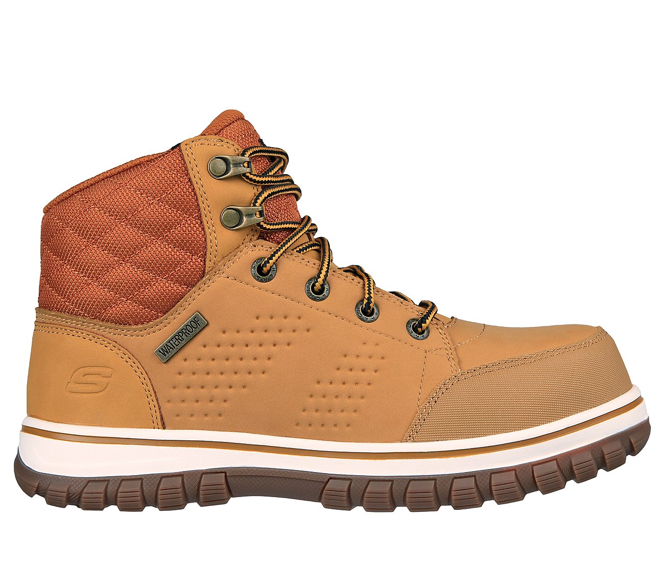 Skechers work cheap hombre naranja