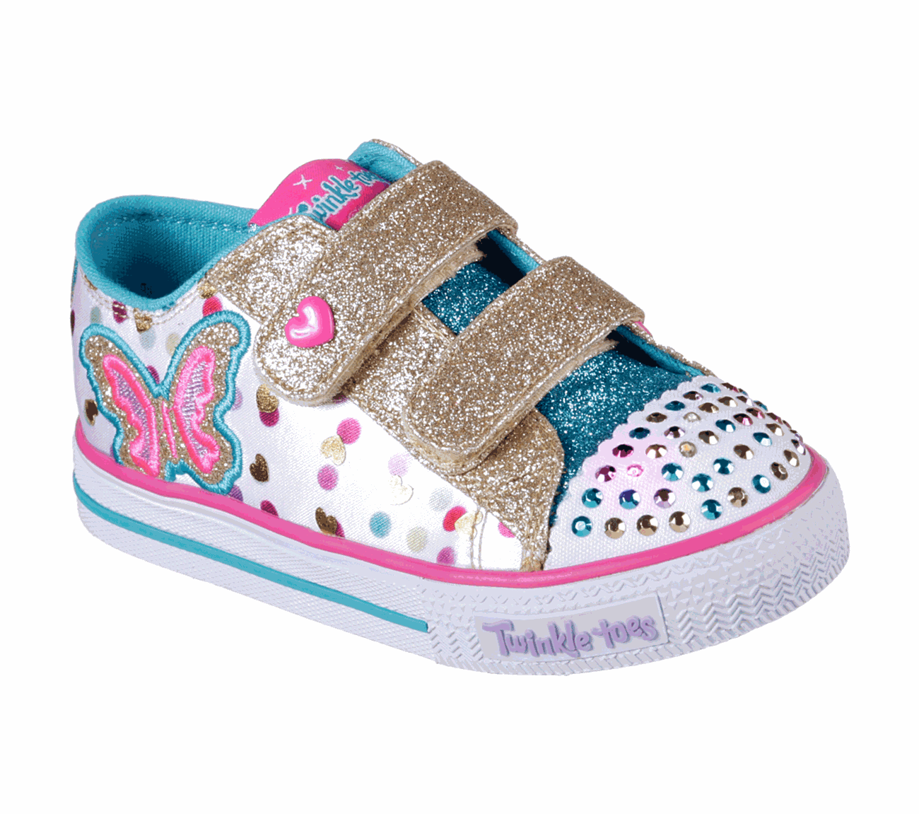 Buy SKECHERS Twinkle Toes: Shuffles - Steppin Buddies S-Lights Shoes