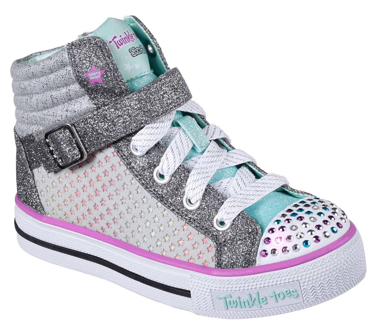 Buy SKECHERS Twinkle Toes: Shuffles - Star Steps S-Lights Shoes only $52.00