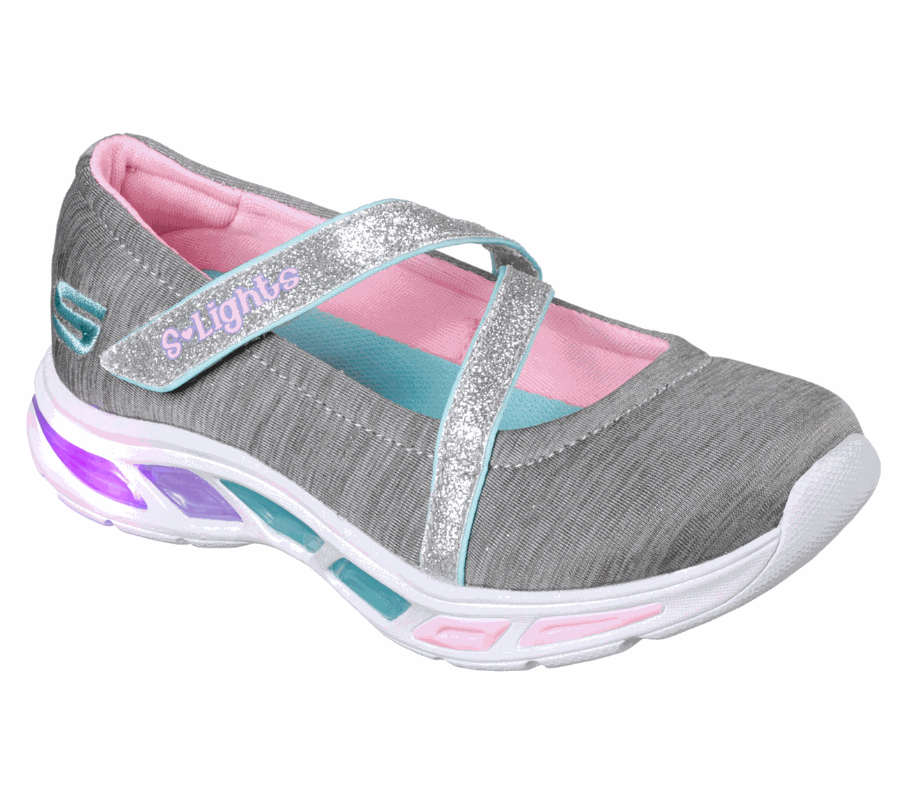 Spin N Sparkle SKECHERS S-Lights Shoes