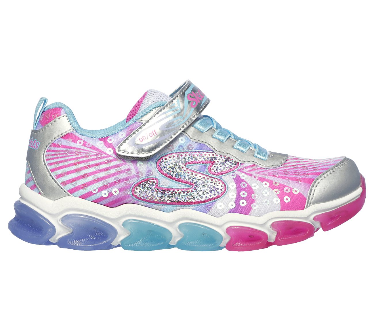 skechers light up jelly shoes