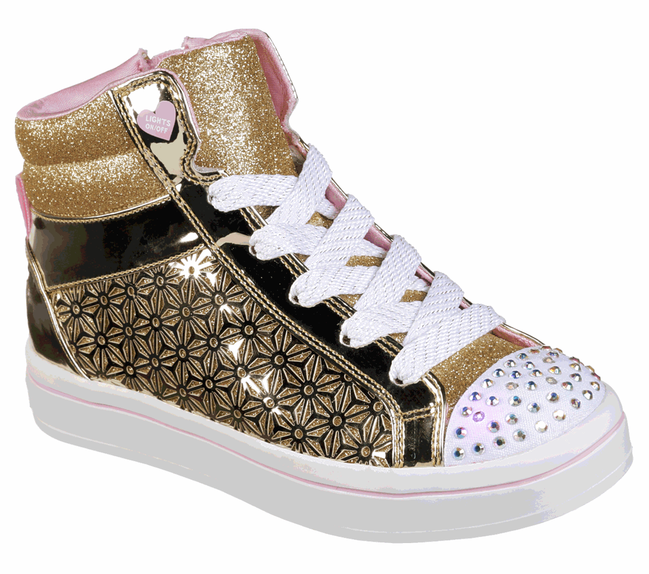 gold twinkle toes