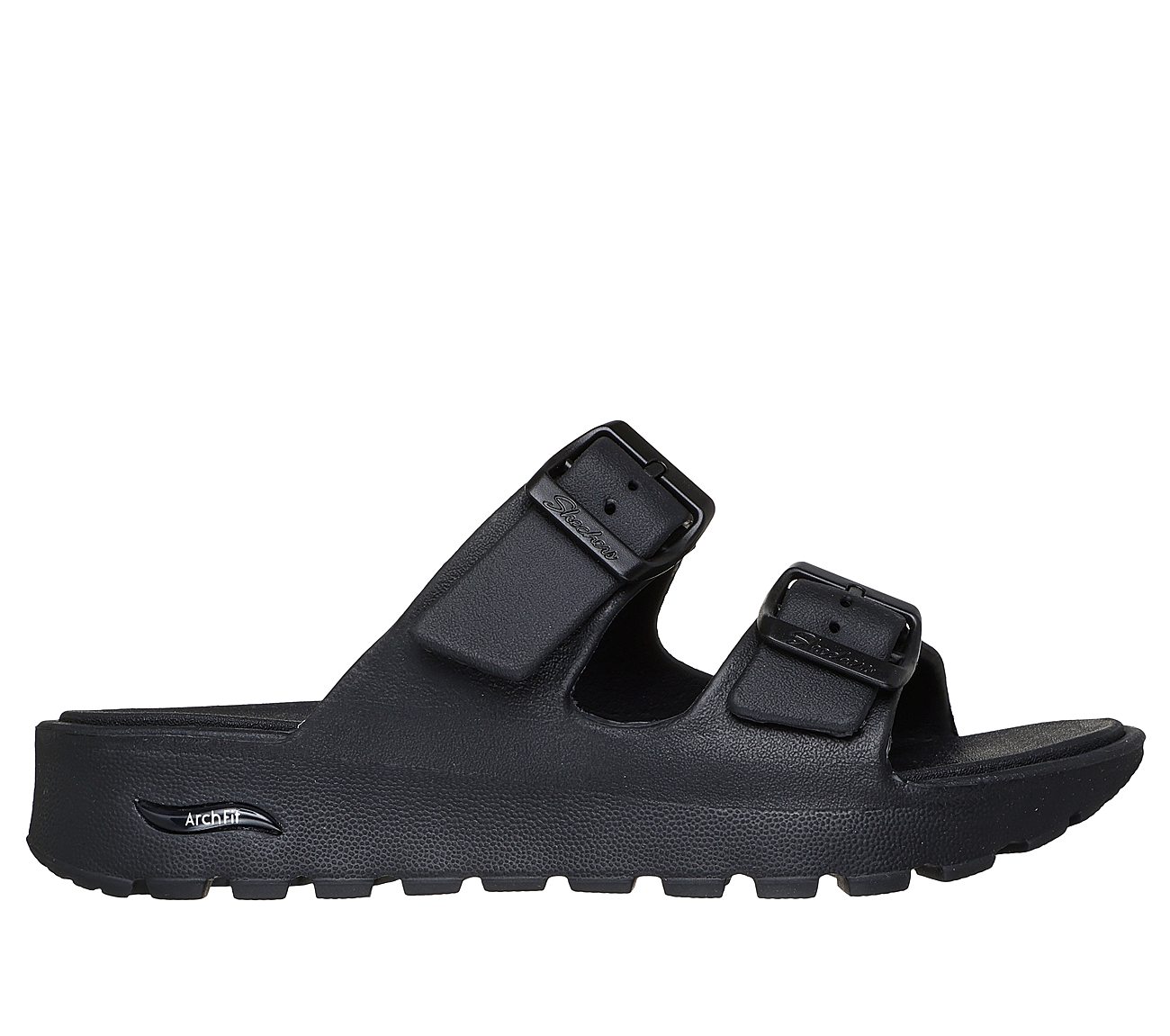 Foamies: Arch Fit Footsteps - Desire — BLACK