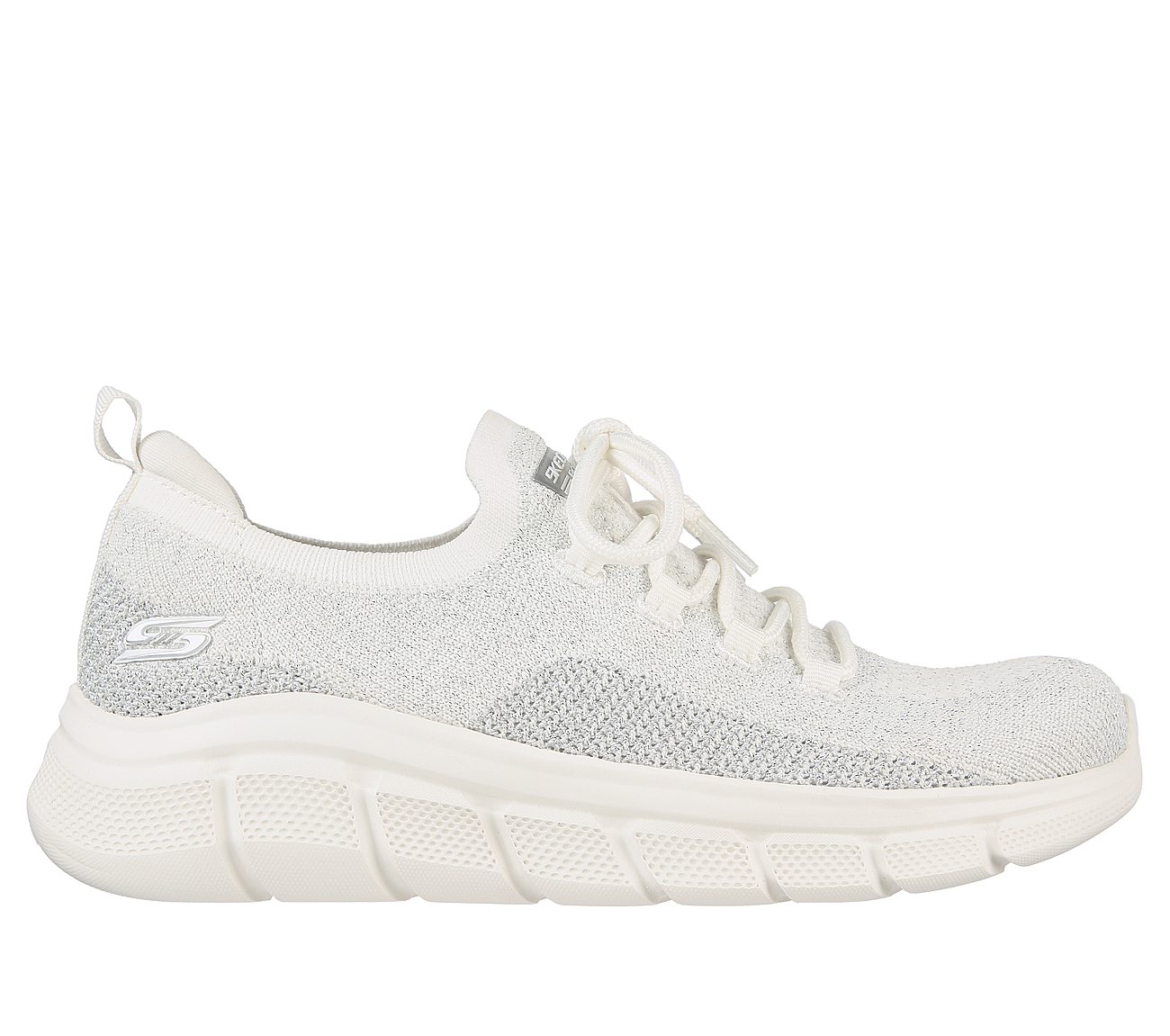Bobs Sport B Flex Color Connect White Skechers Womens Athletic Sneakers ...