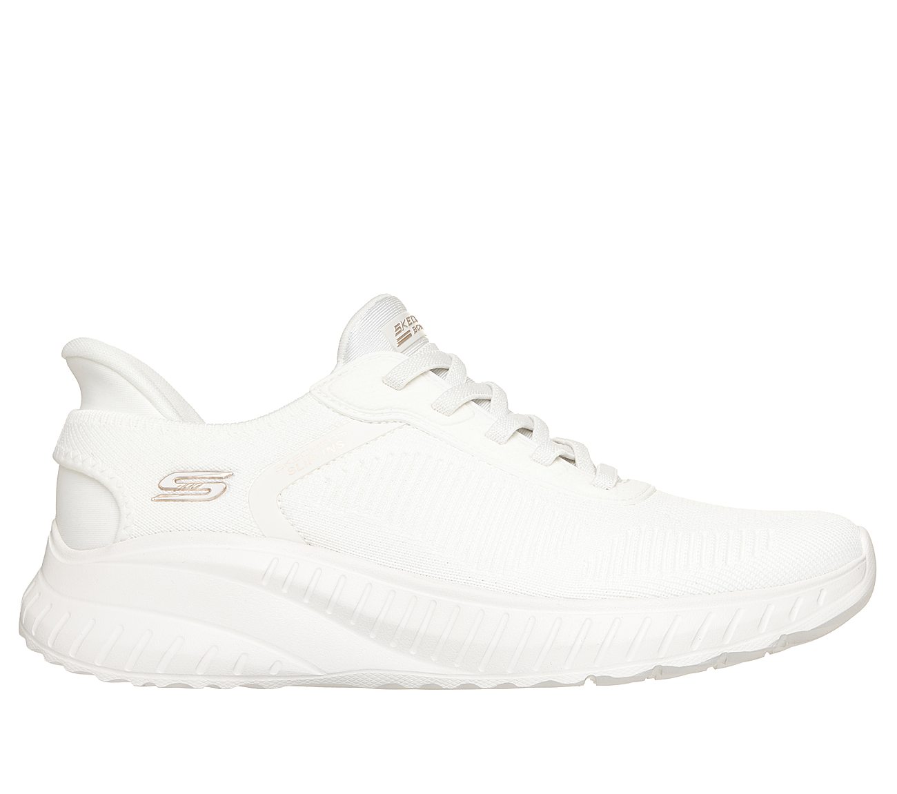Skechers Slip-ins: BOBS Sport Squad Chaos — WHITE