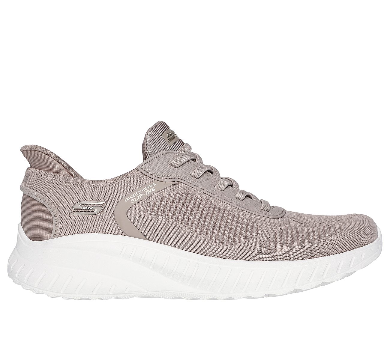 Skechers Slip-ins: BOBS Sport Squad Chaos — TAUPE