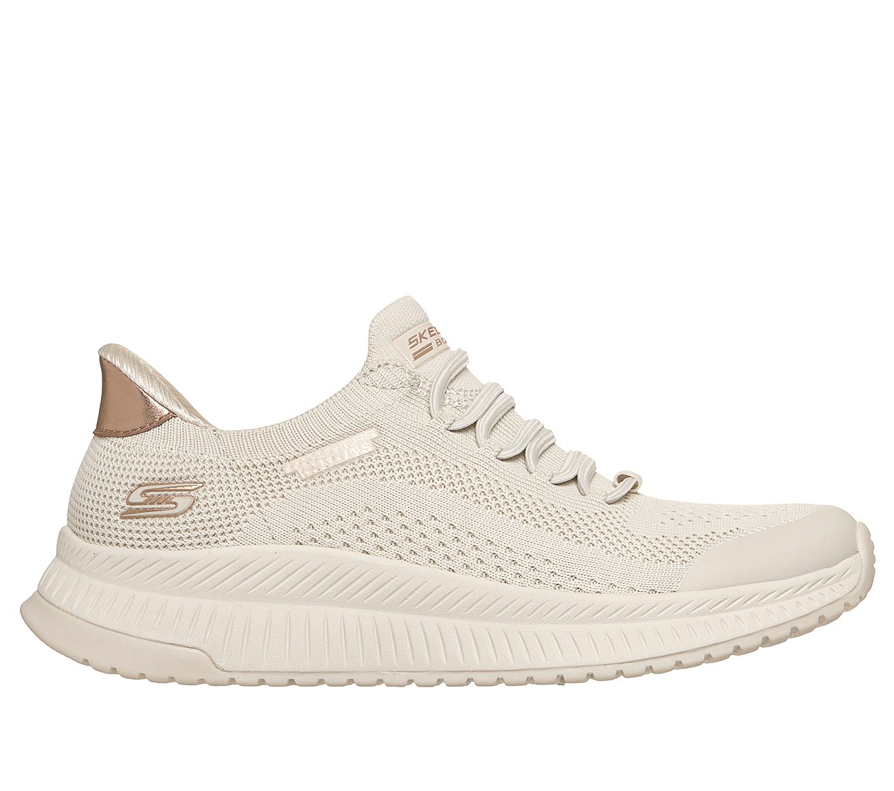 Skechers Slip-ins: BOBS Squad 4 - Dire Step — OFF WHITE