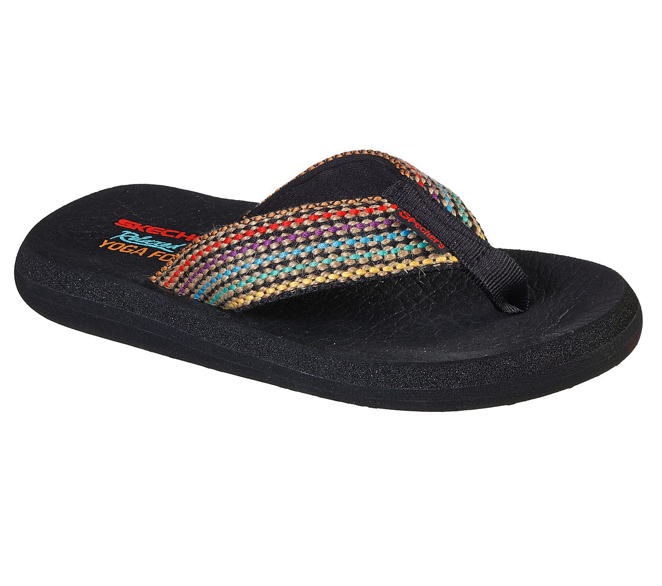 skechers asana flip flops