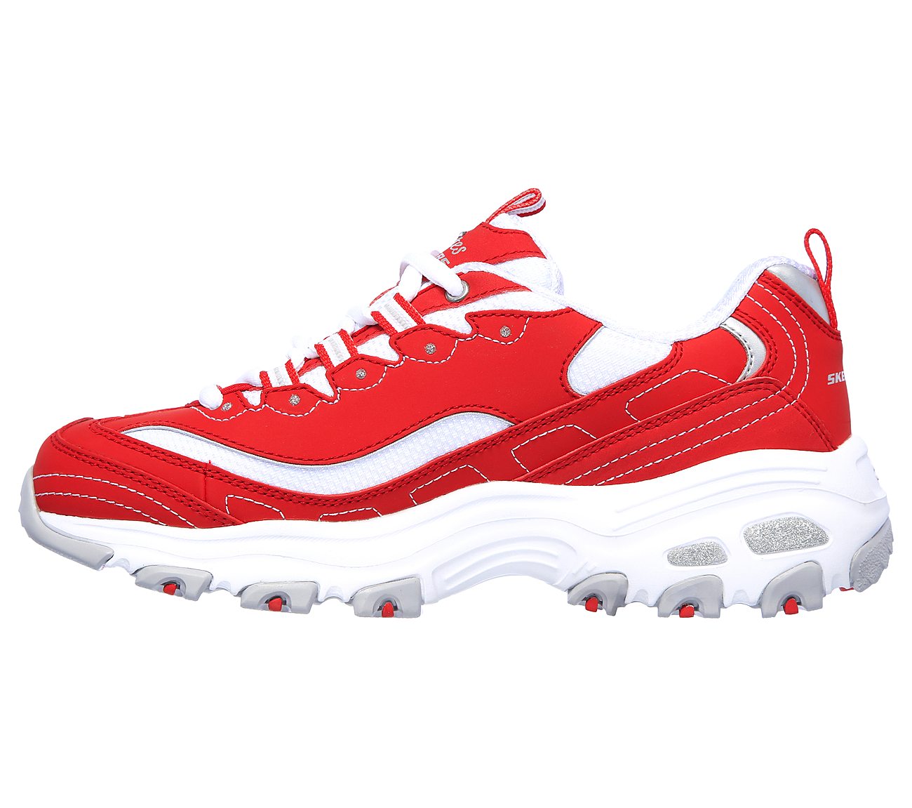 skechers sandals hombre rojas
