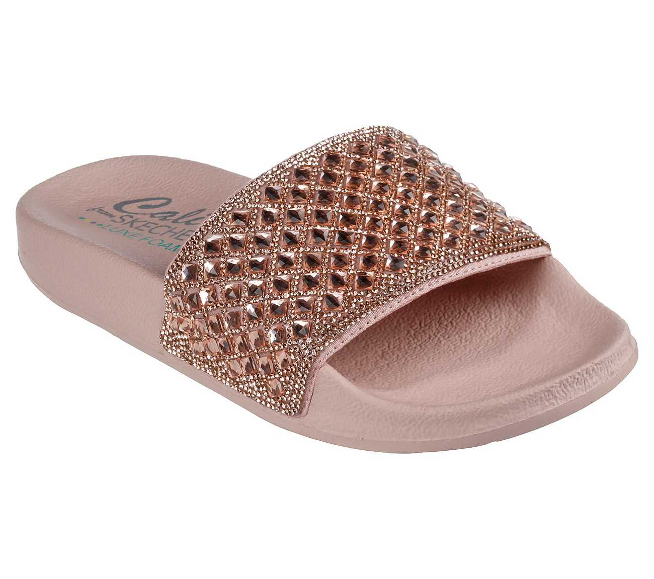 Skechers discount glitter slides