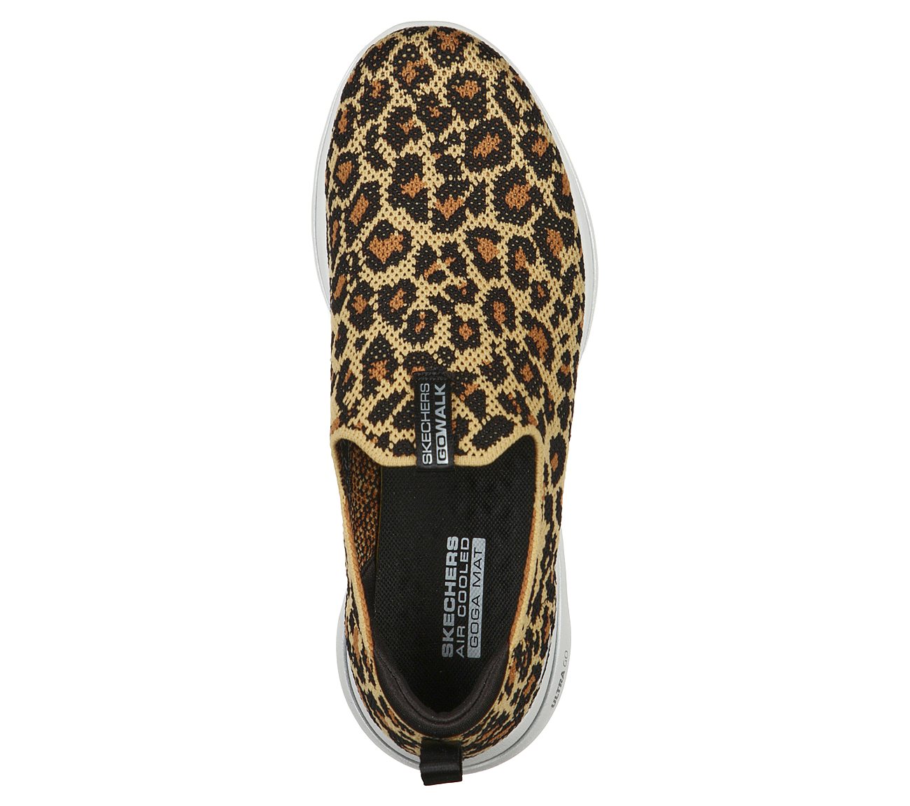 leopard print skechers go walk