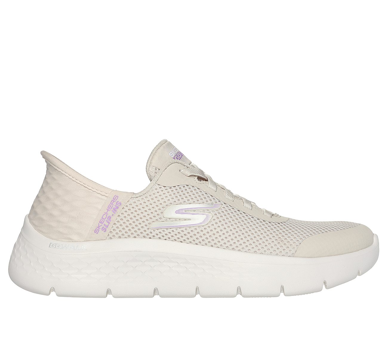 Skechers Slip-ins: GO WALK Flex - Grand Entry — OFF WHITE