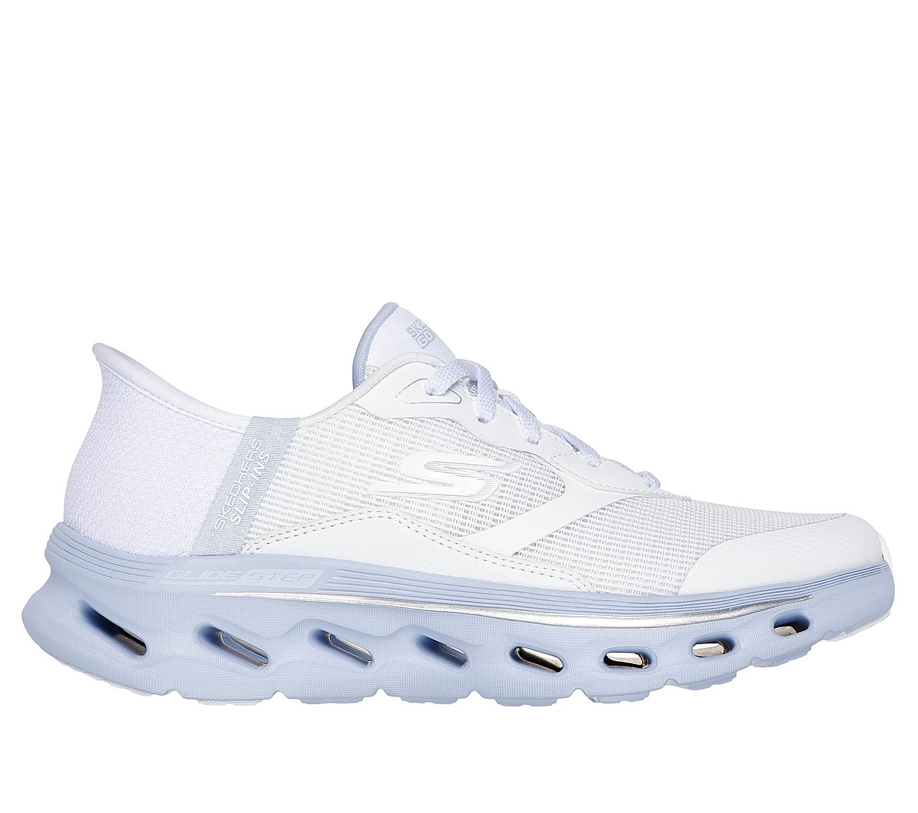 Skechers Slip-ins: GO WALK Glide-Step 2.0 - Belah — WHITE