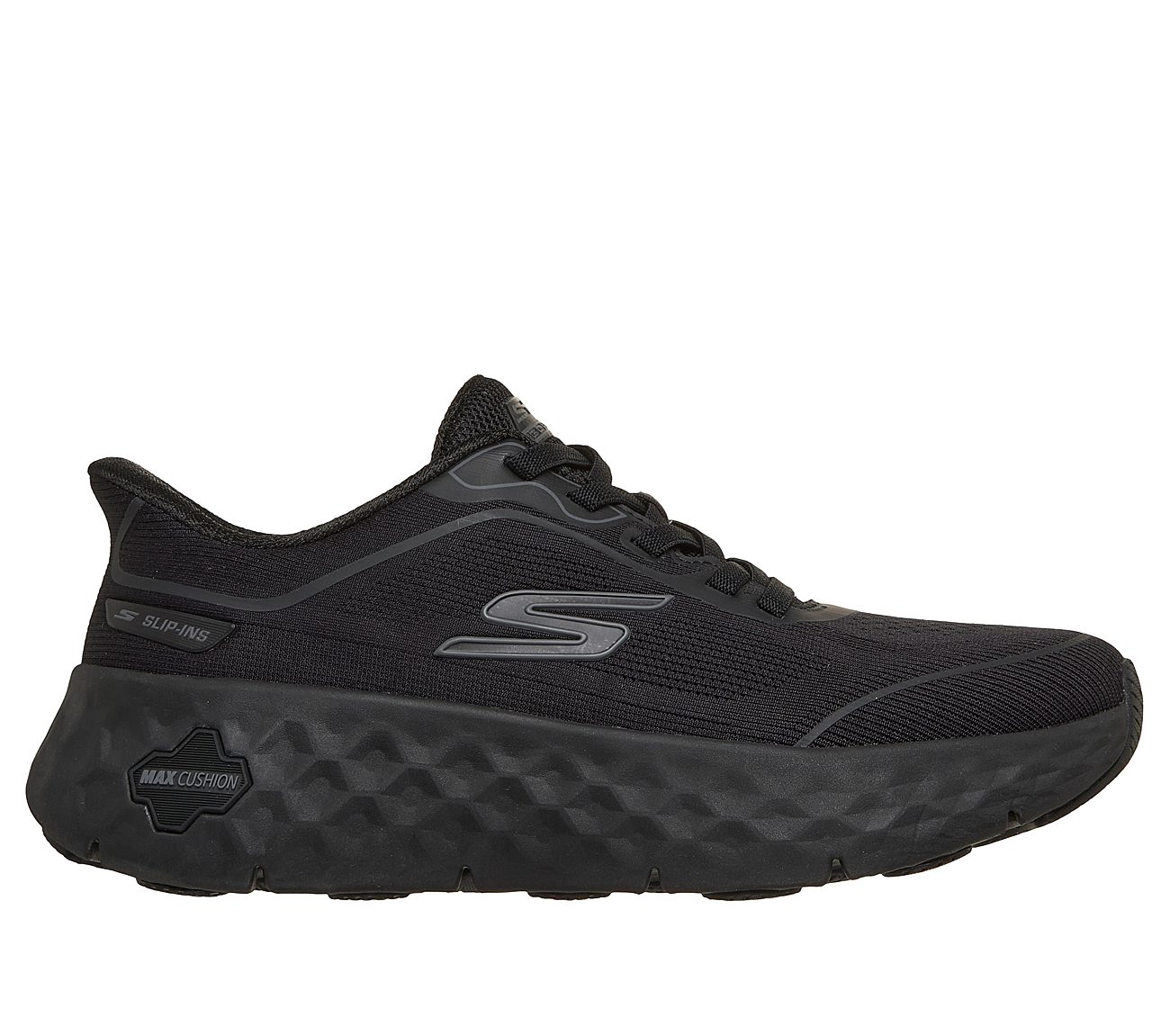 Skechers Slip-ins: GO WALK Max Cushioning Flex - Remi — BLACK