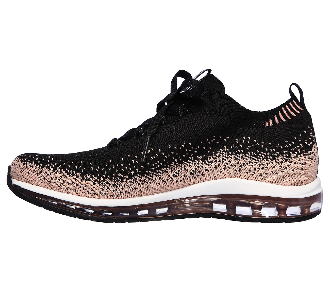 skechers black rose gold