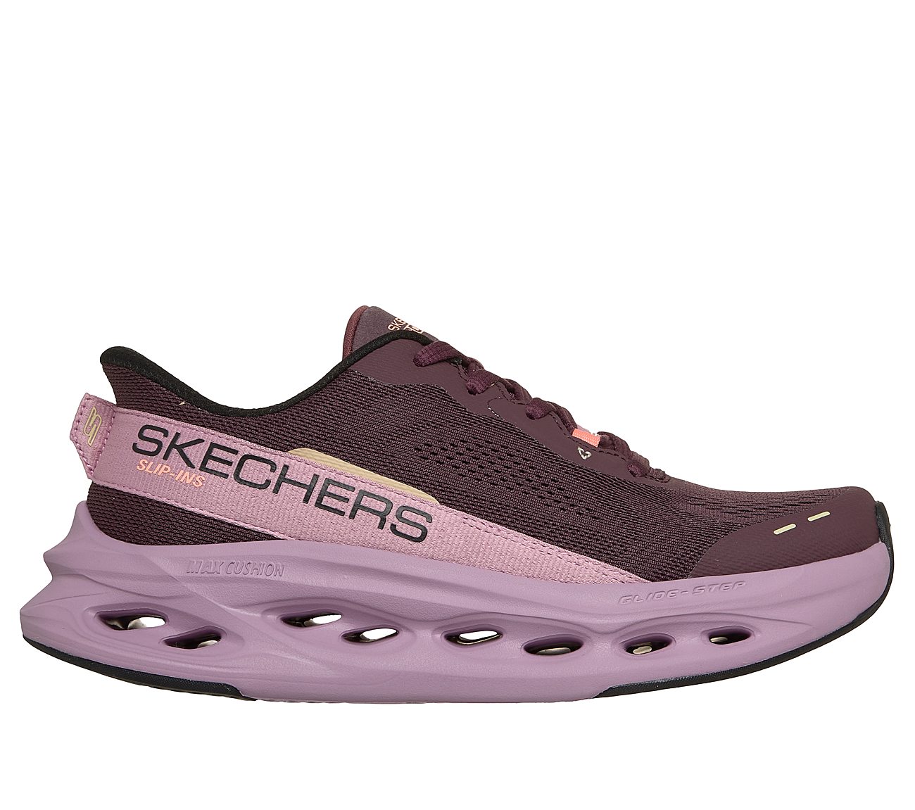 Skechers Slip-ins: Max Cushioning Glide-Step — RED