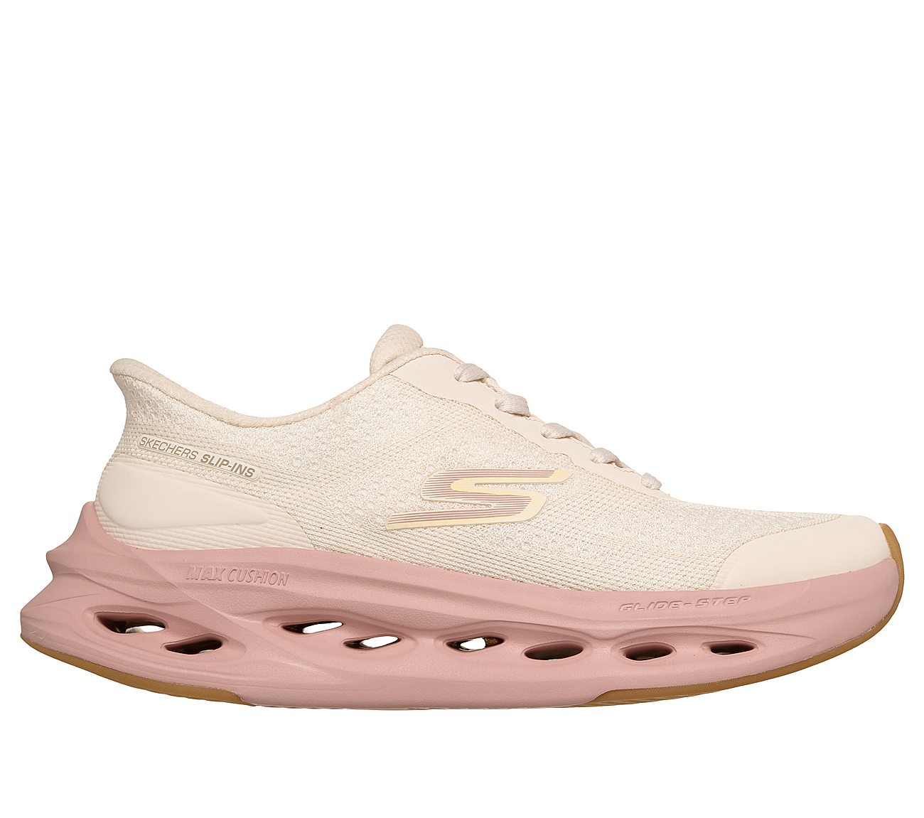 Skechers Slip-ins: Max Cushioning Glide-Step - Hartford — NATURAL