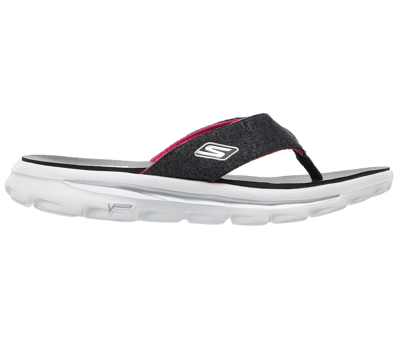 skechers go walk move solstice flip flops