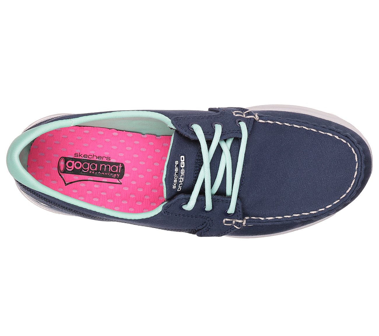 skechers on the go clipper womens boat shoes