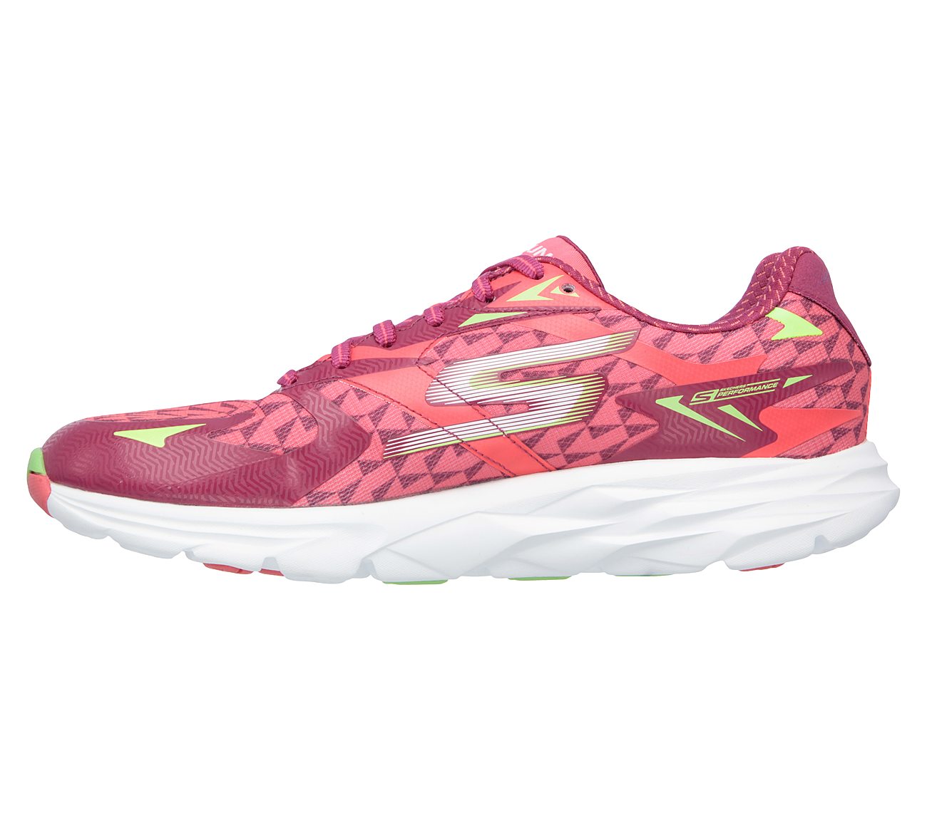 skechers go run ride 5 mujer plata