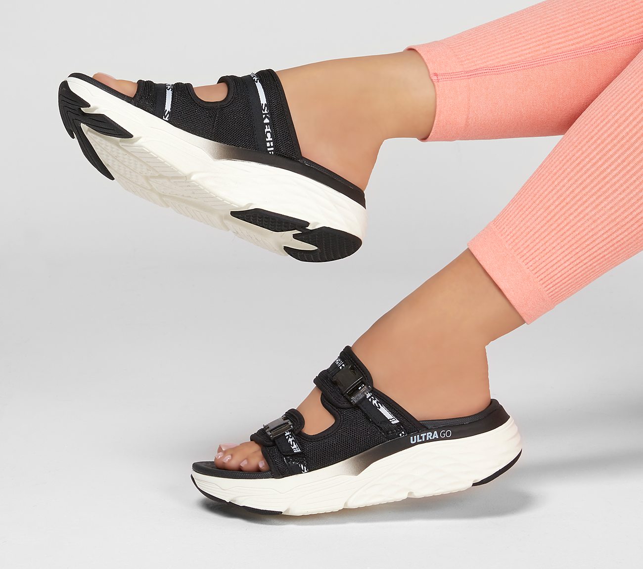 skechers sports platform mary jane shoe