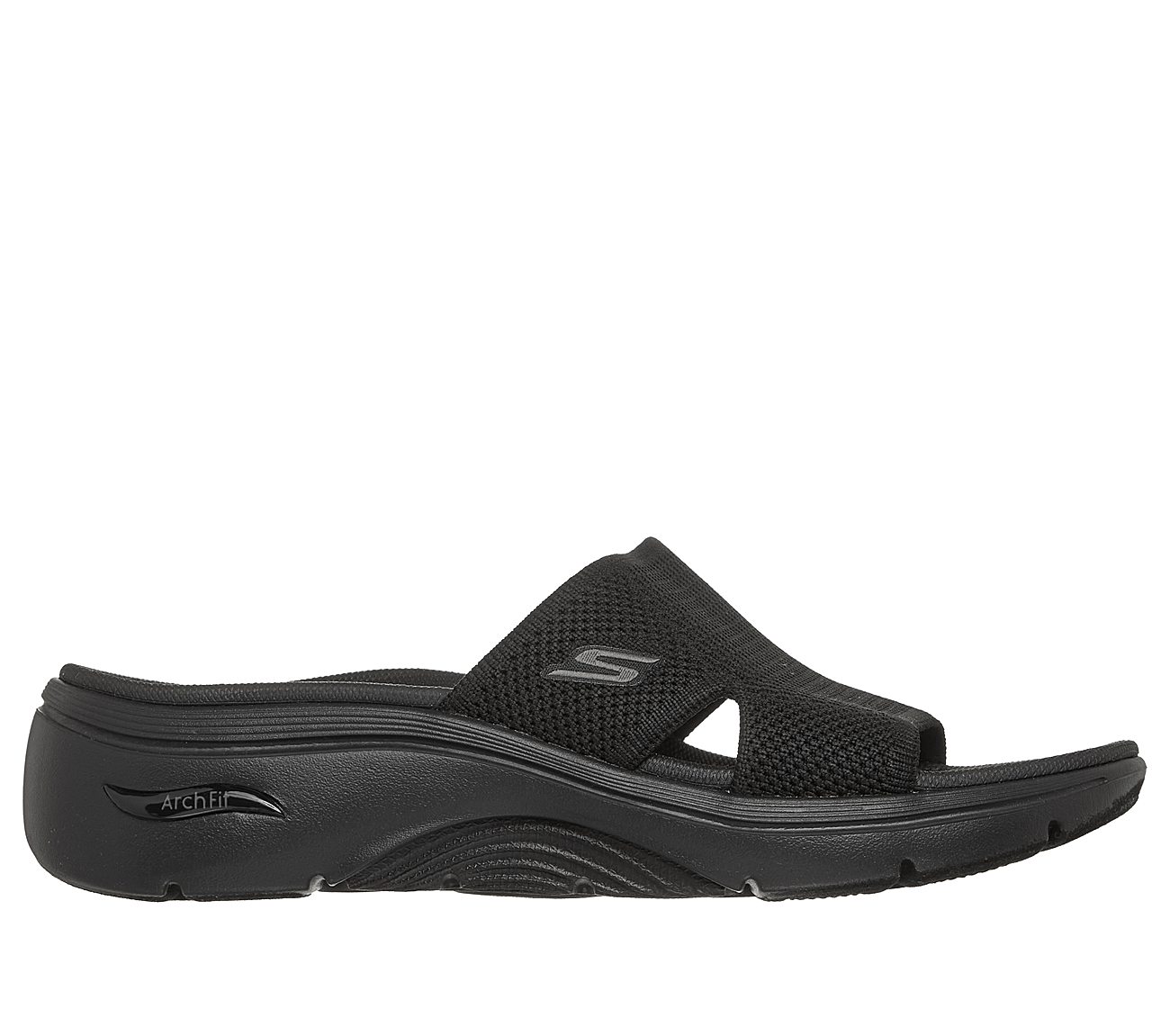 GO WALK Arch Fit 2.0 Sandal - Dakota — BLACK