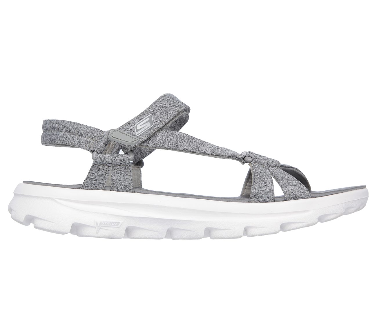skechers sandals mens silver