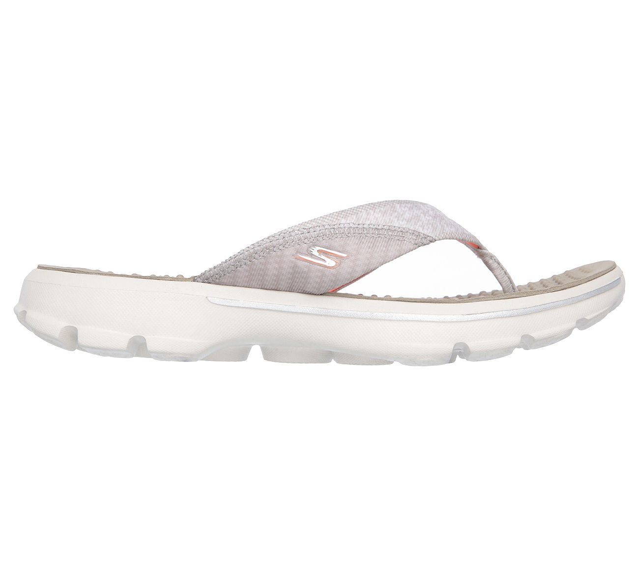 skechers women's performance go walk fiji flip flop