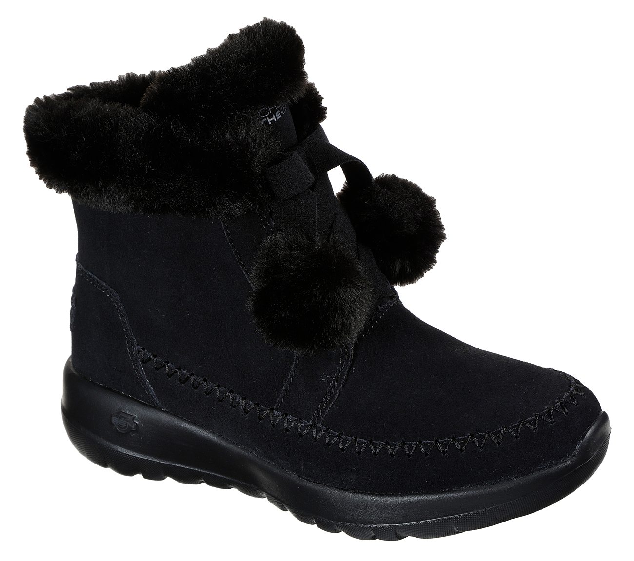 skechers black suede boots