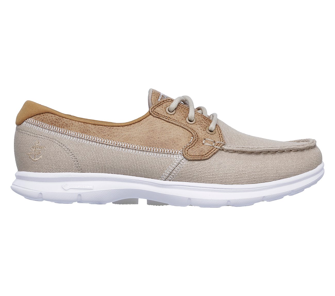 skechers go step seashore women's boat shoes