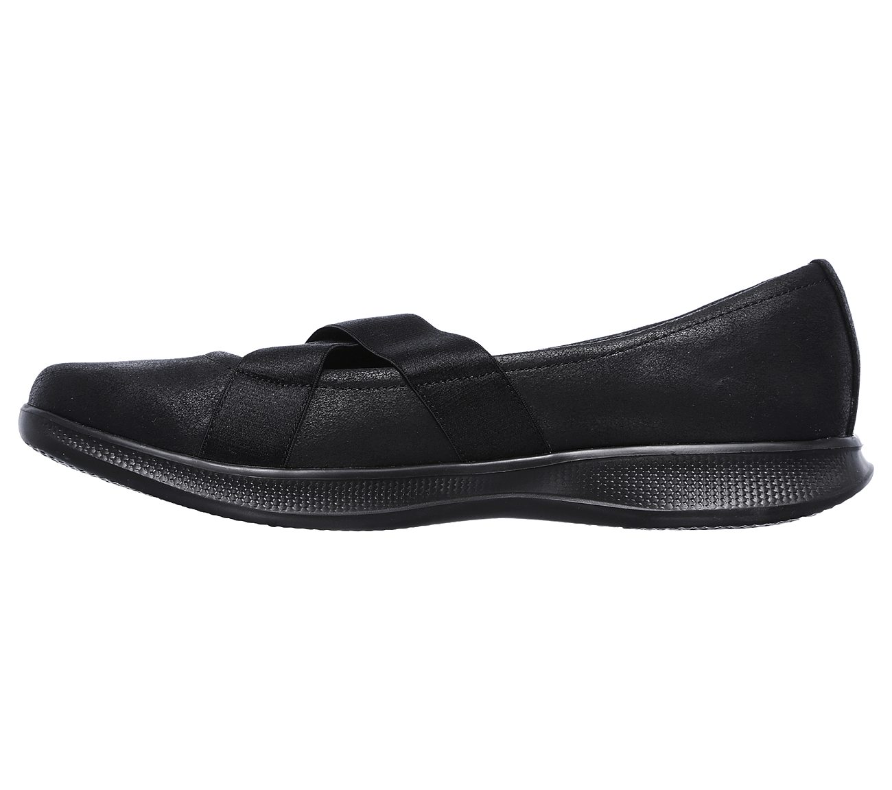 skechers go step lite black leather