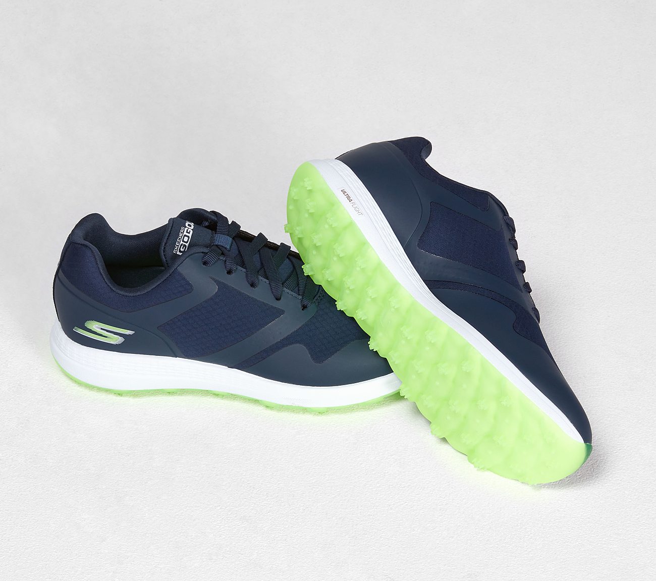 skechers goga max mens green