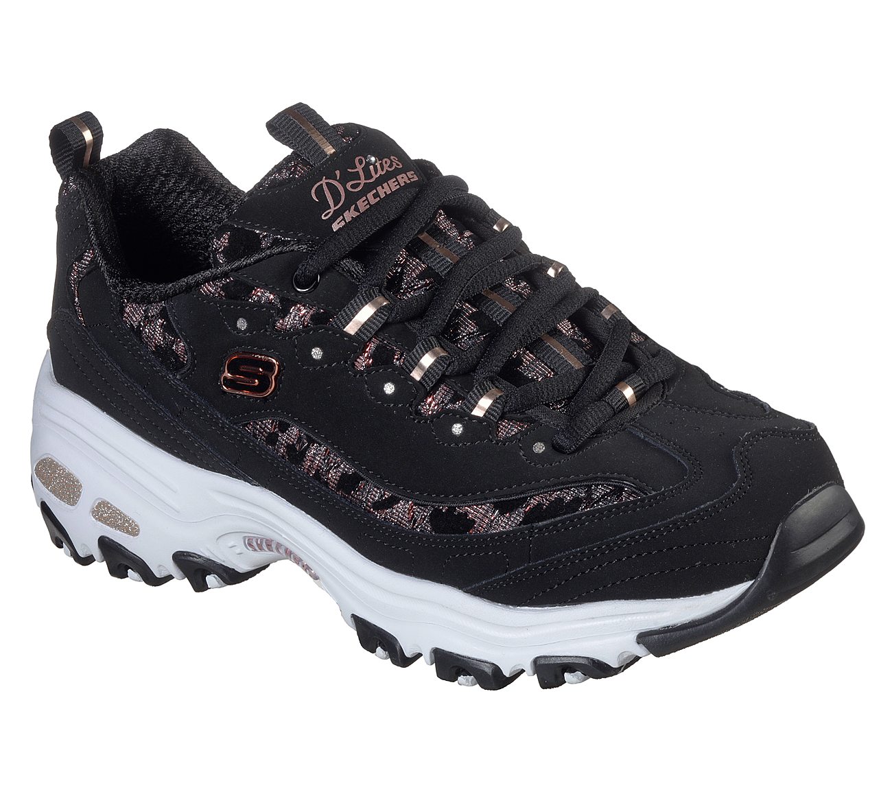 leopard skechers tennis shoes