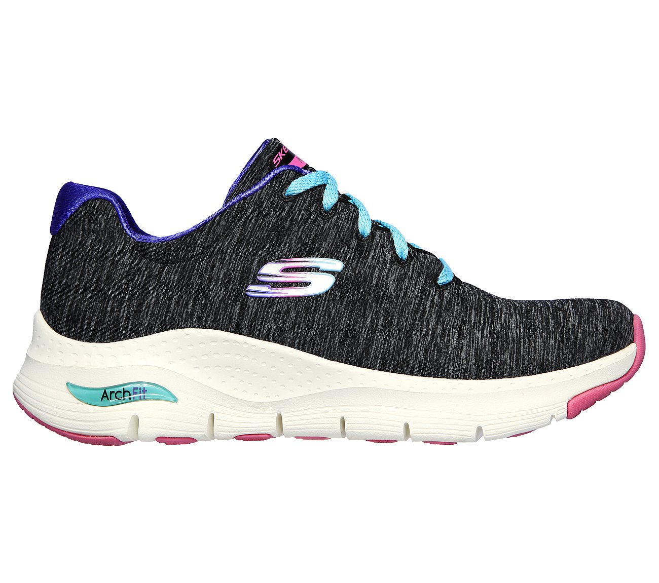 skechers arch support trainers