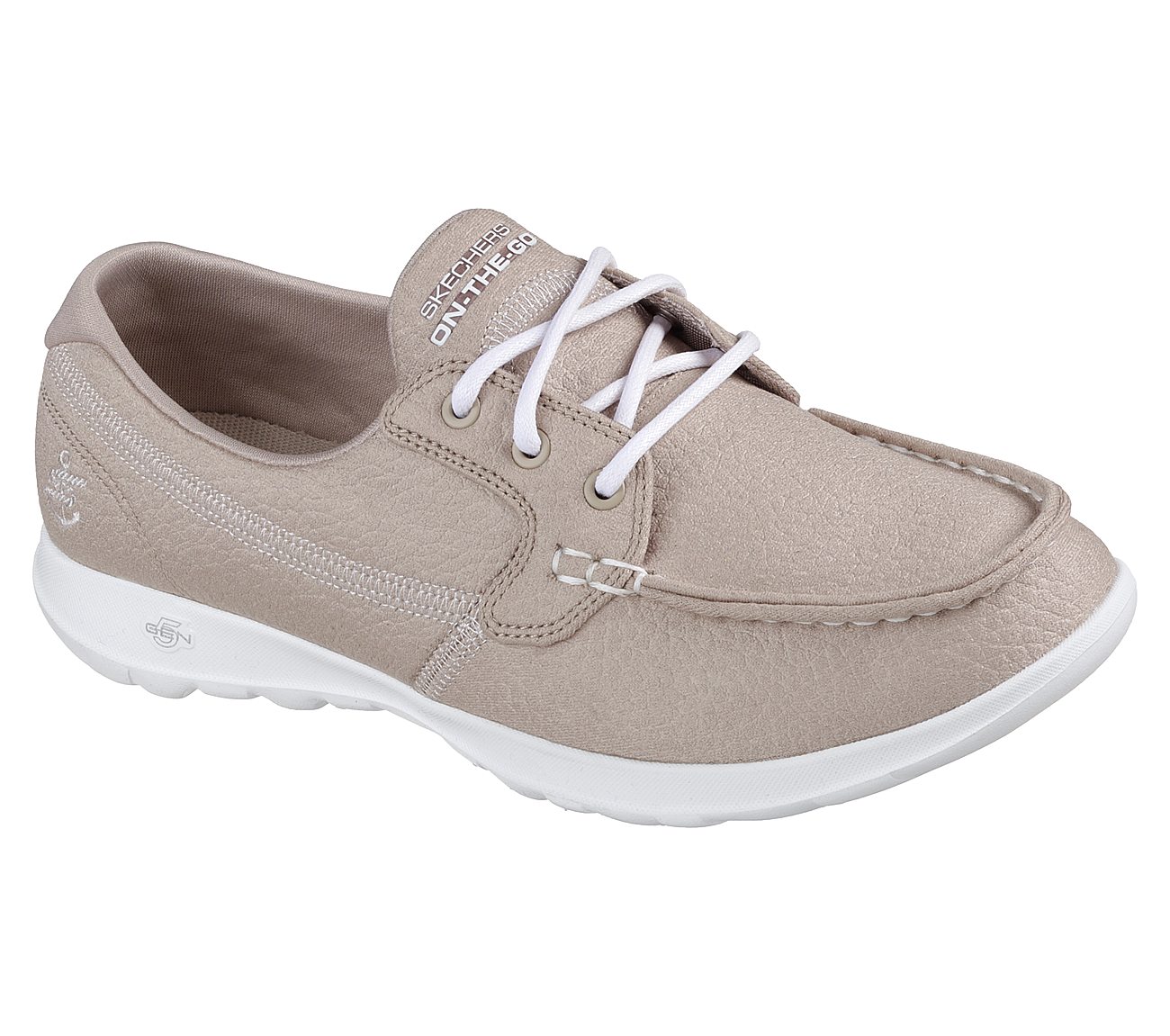 skechers on the go lace-up lightweight boat shoes