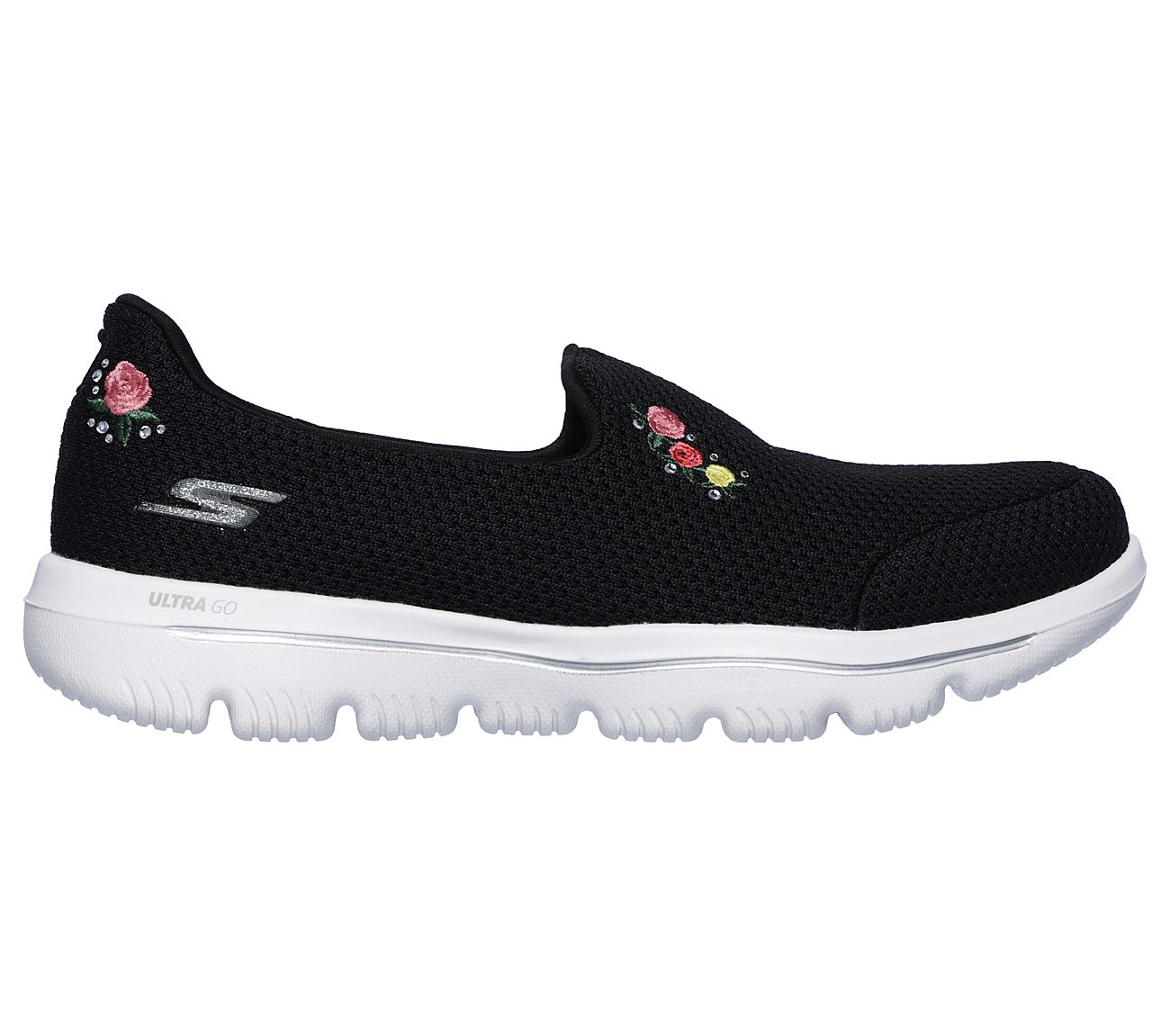 skechers with flowers on them