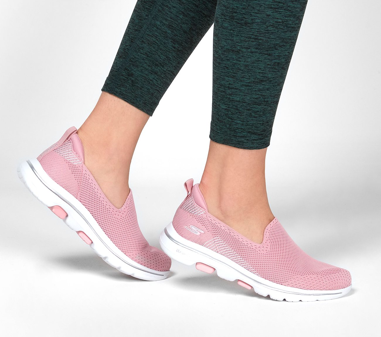 skechers go walk pink