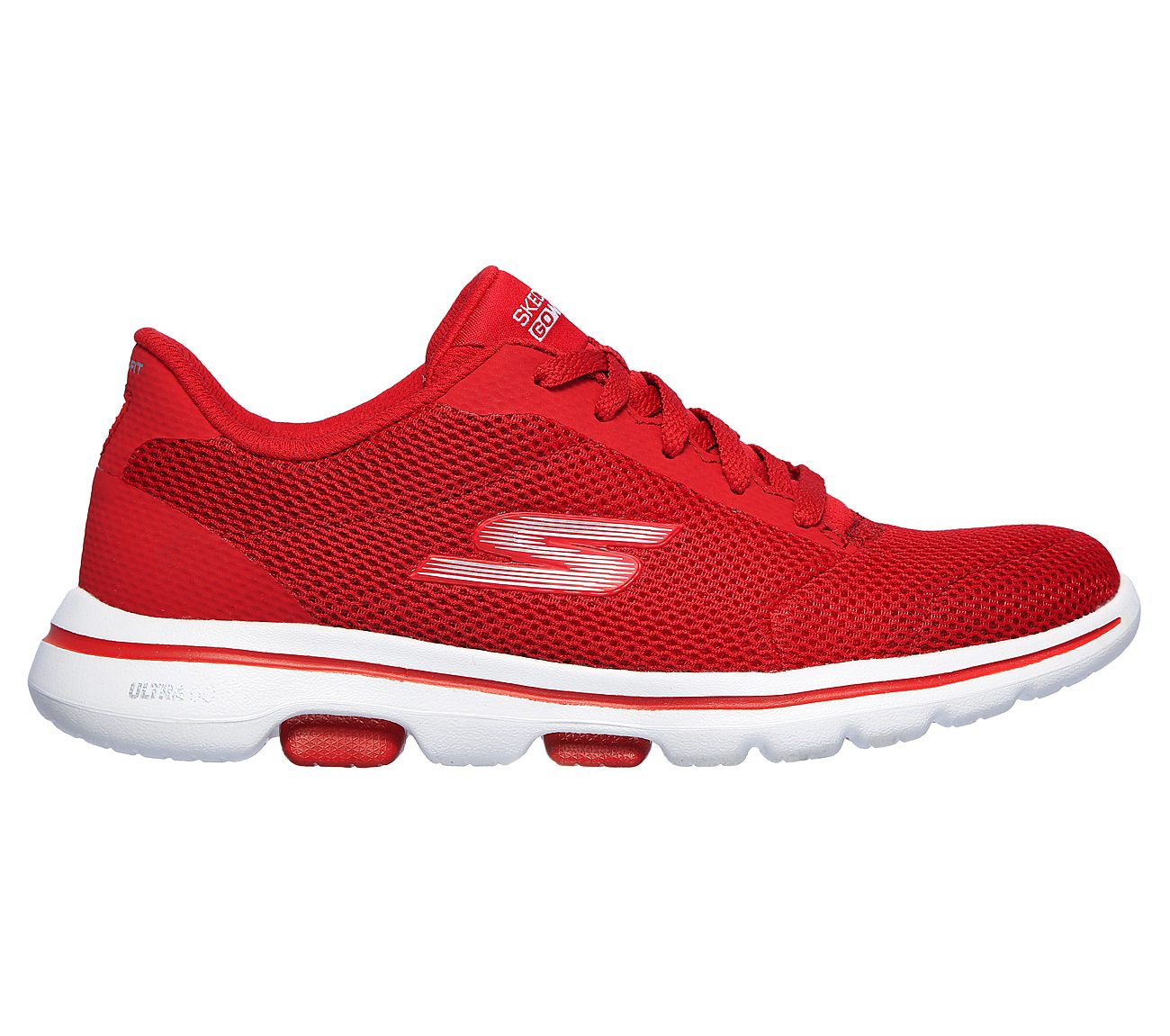 skechers go walk red