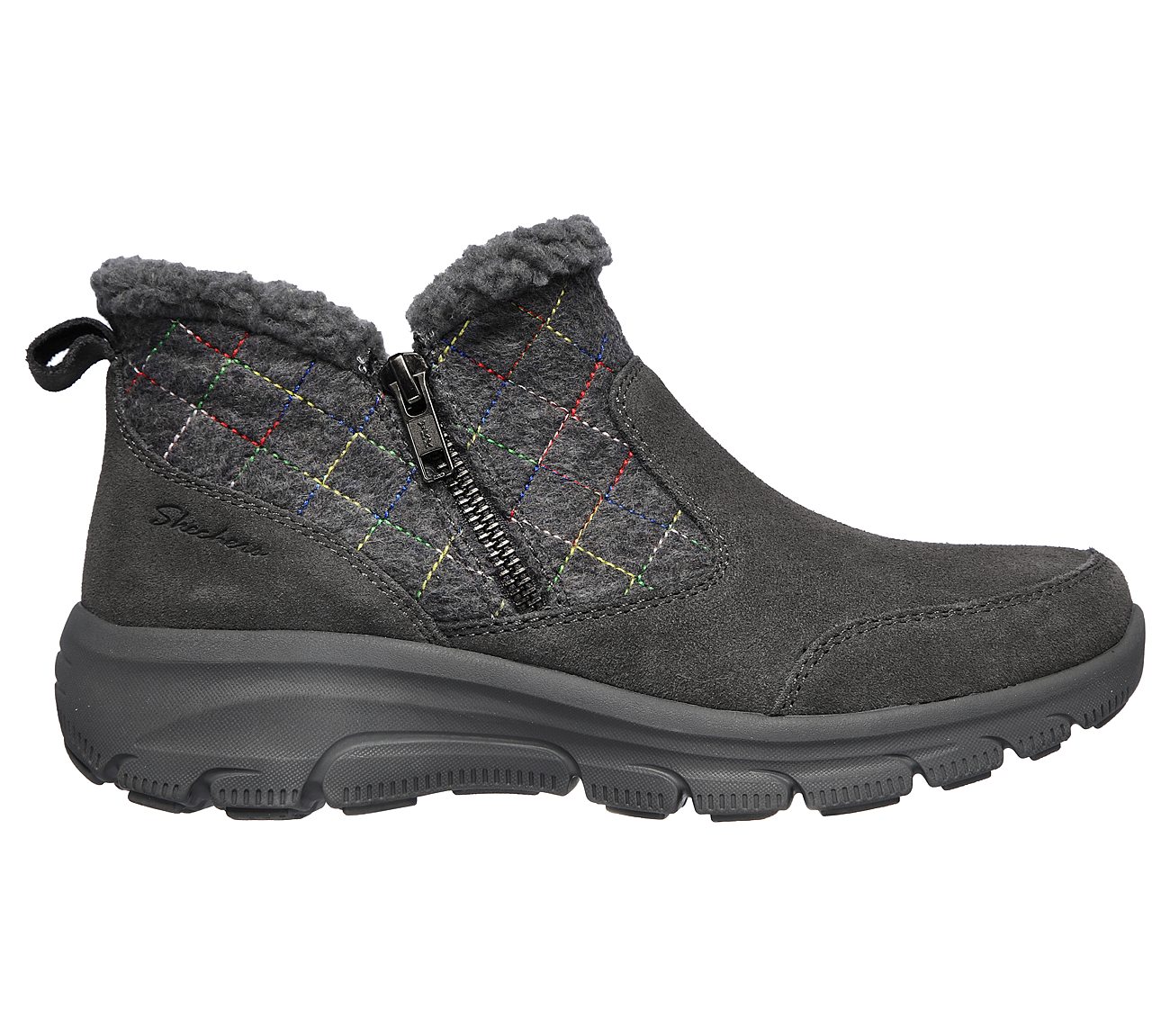 skechers relaxed fit easy going zip it women's winter boots