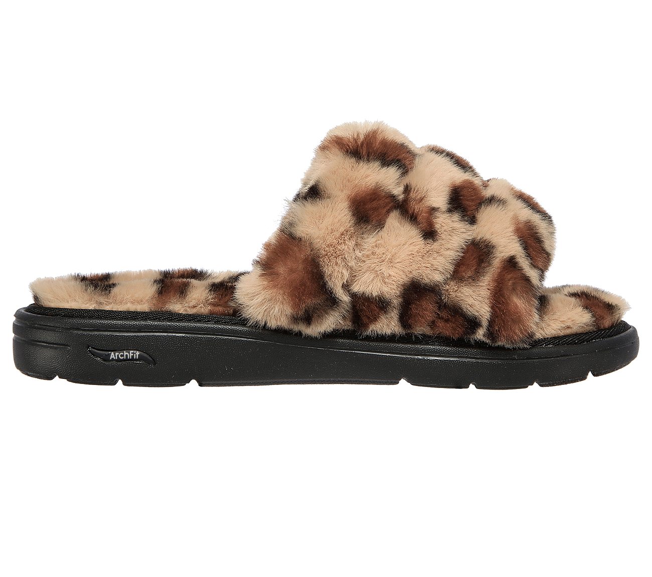 GO Lounge: Arch Fit Lounge -Furreal Slipper — MULTI
