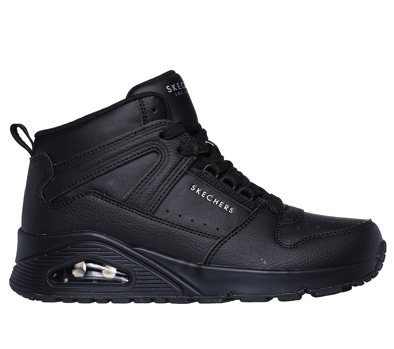 Skechers black shop high tops